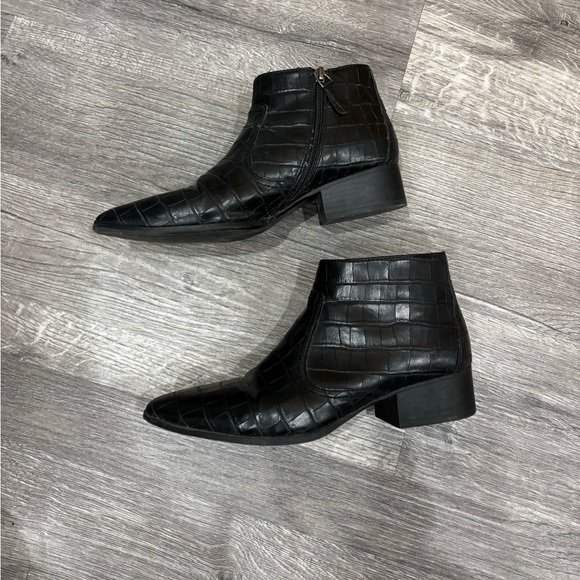 MANGO Short Croc Booties - Picture 3 of 4